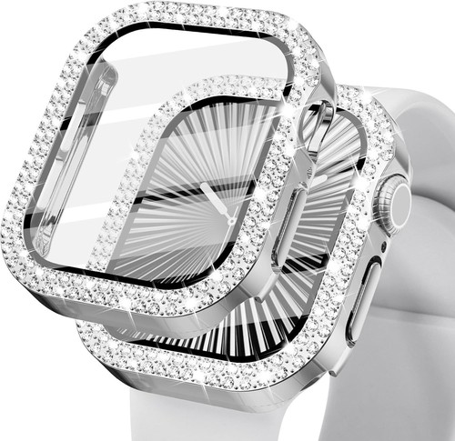 Bling diamond watch case with - watch,